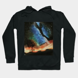 night starry sky panting Hoodie